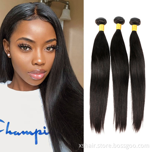 Bulk Sale Silky Straight 10A Human Hair Bundles,Super Double Drawn 12A Raw Hair 12A Virgin Hair Bundles